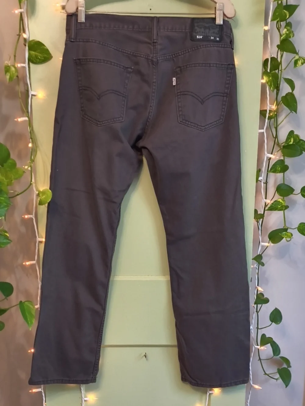 Men's Levi's White Tab Grey Wash 514 W34 L30